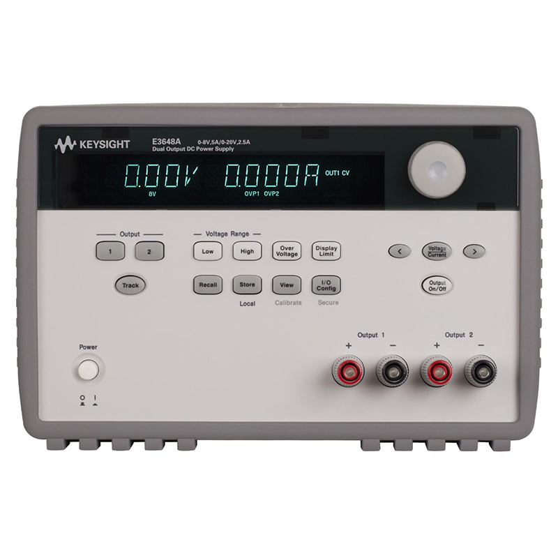 是德E3648A 100W 雙路輸出電源，雙路 8V，5A 或 20V，2.5A
