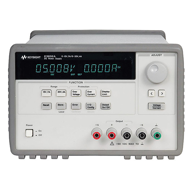 是德E3632A 120W 電源，15V，7A 或 30V，4A