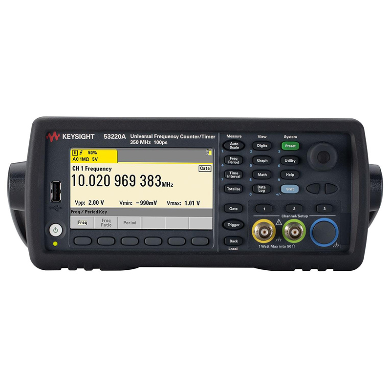 是德53220A 350 MHz 通用變頻器/計(jì)數(shù)器，12 位/秒，100 ps