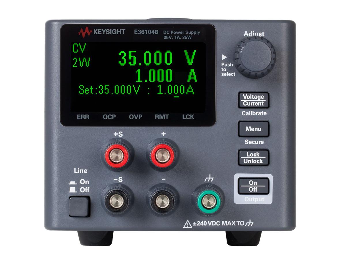 是德E36104B 直流電源，35V，1A，35W