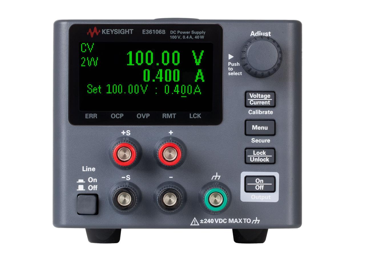 是德E36106B 直流電源，100V，0.4A，40W